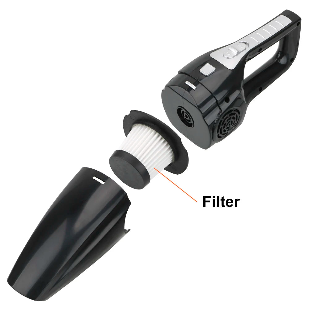 12V 120W Car Vacuum Cleaner Powerful Handheld Mini Vaccum Cleaners Wet And Dry Dual-use Vacuum Cleaner High Suction
