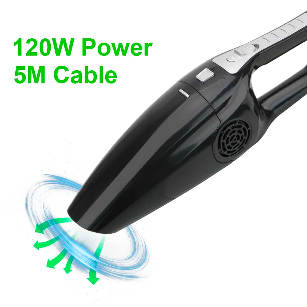 12V 120W Car Vacuum Cleaner Powerful Handheld Mini Vaccum Cleaners Wet And Dry Dual-use Vacuum Cleaner High Suction