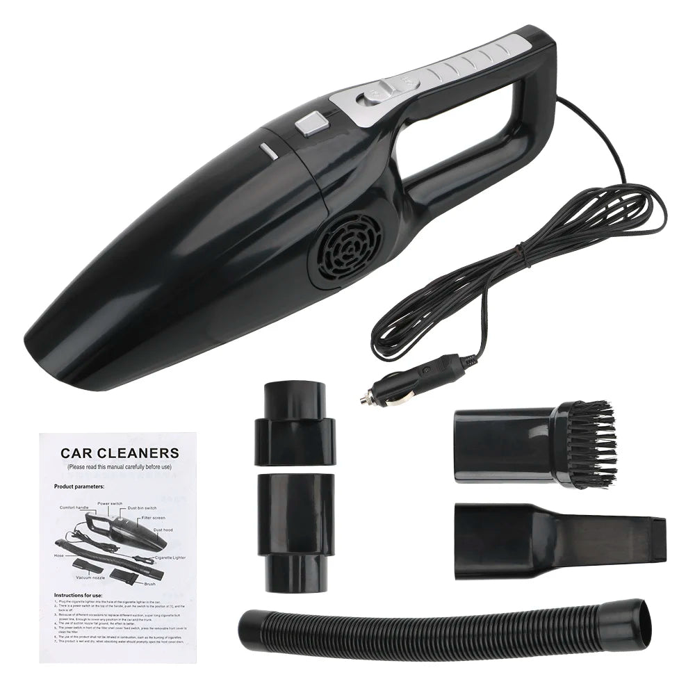 12V 120W Car Vacuum Cleaner Powerful Handheld Mini Vaccum Cleaners Wet And Dry Dual-use Vacuum Cleaner High Suction