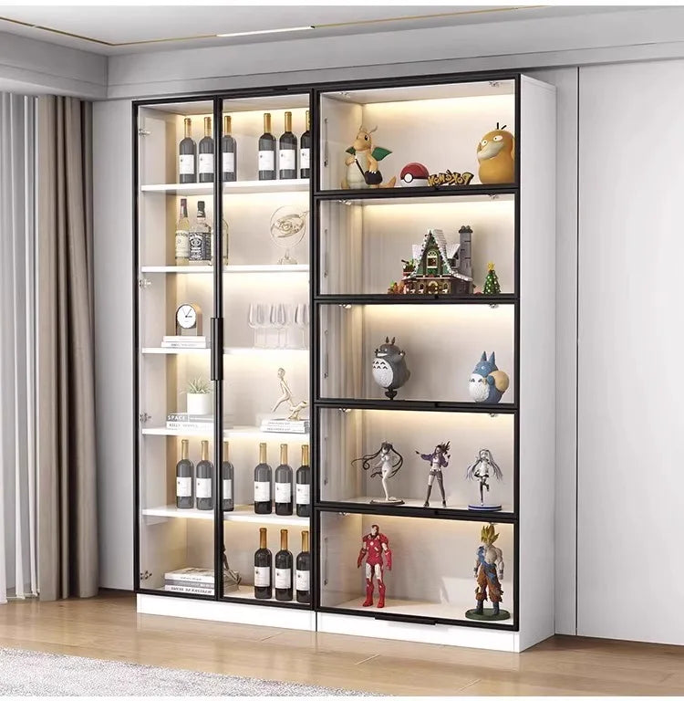 Home Furniture Wooden Custom Bookshelf Partition Decorative Storage Cabinet Wooden Bookshelf Bookcases & Bookshelves Shelf stora