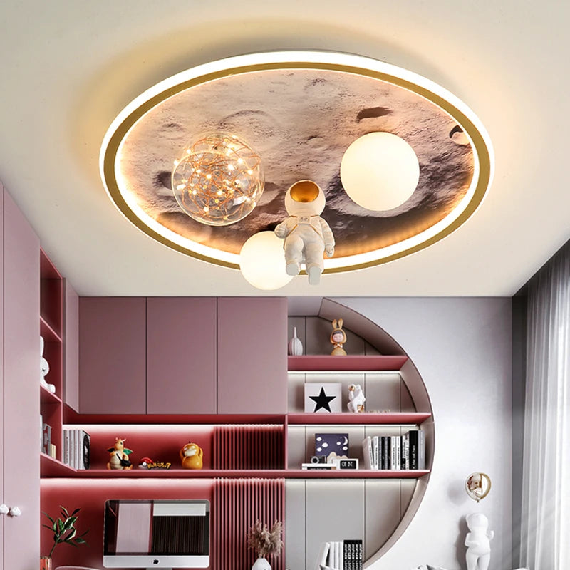 Nordic Home Decoration Salonchildren  Bedroom Decor Smart Led Lamp Lights Room Dimmable Ceiling Light Lamparas Indoor Lighting