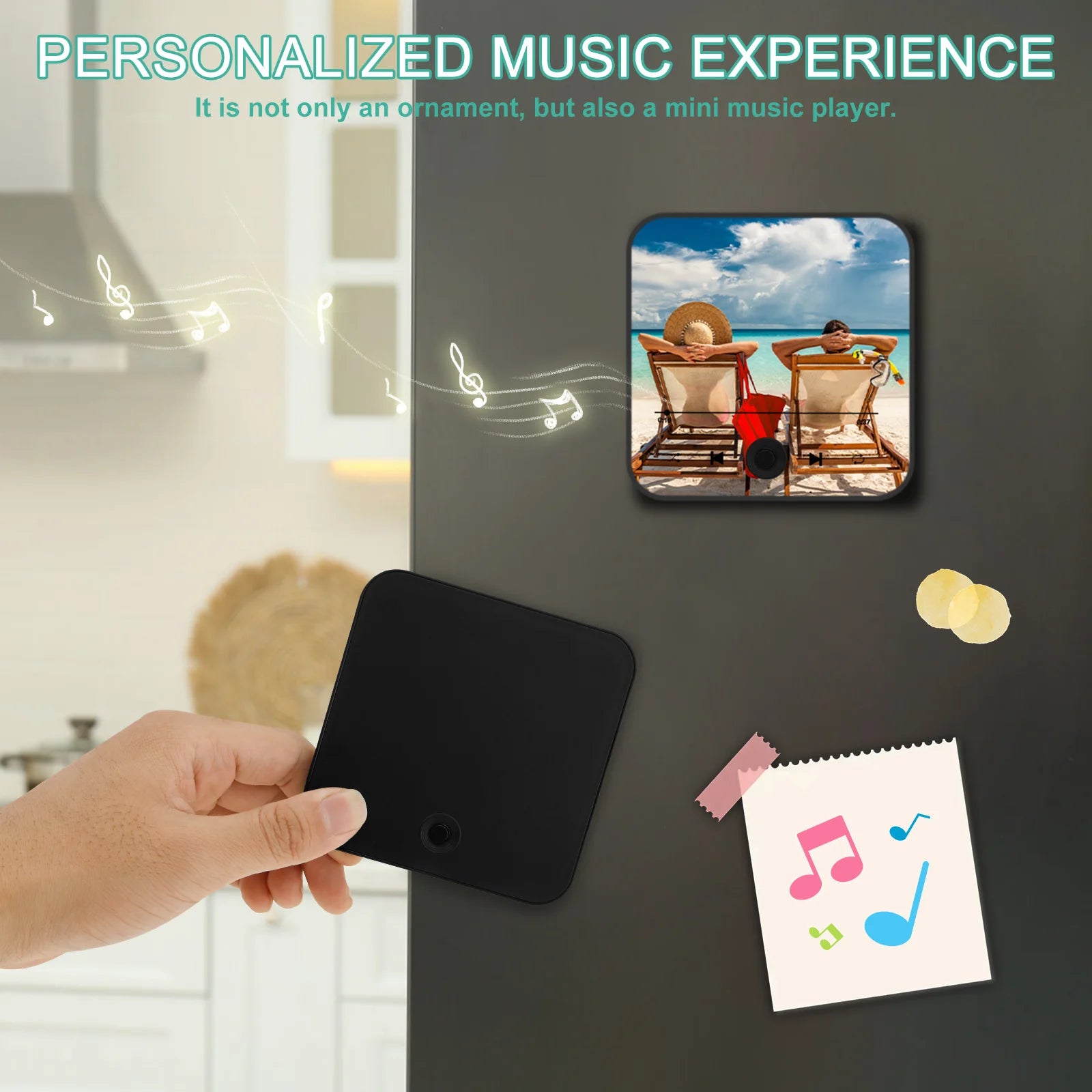 Personalized Music Fridge Magnet Decorative Music Album Fridge Magnets CD Covers Refrigerator Girl Friend Wife Gift Home Decor