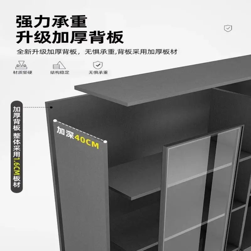 Home Furniture Wooden Custom Bookshelf Partition Decorative Storage Cabinet Wooden Bookshelf Bookcases & Bookshelves Shelf stora