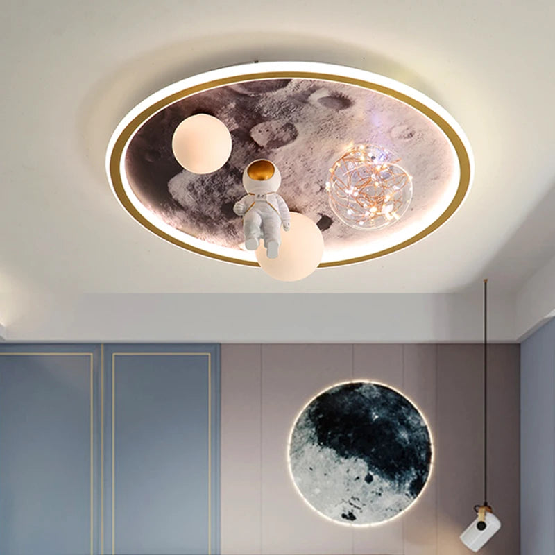Nordic Home Decoration Salonchildren  Bedroom Decor Smart Led Lamp Lights Room Dimmable Ceiling Light Lamparas Indoor Lighting