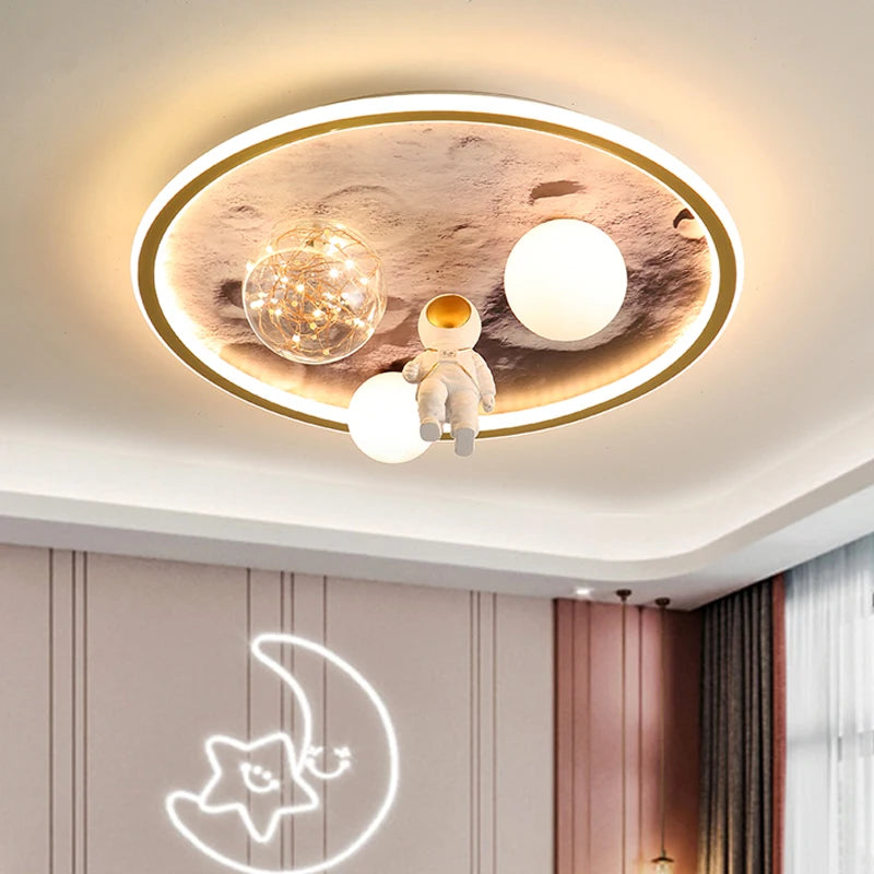 Nordic Home Decoration Salonchildren  Bedroom Decor Smart Led Lamp Lights Room Dimmable Ceiling Light Lamparas Indoor Lighting