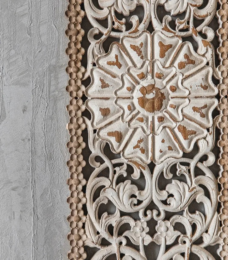 Vintage Antique Hollowed Out Wall Decoration Accents Living Room Bedroom Hangings Wall Decor Luxury Entrance Hall Background