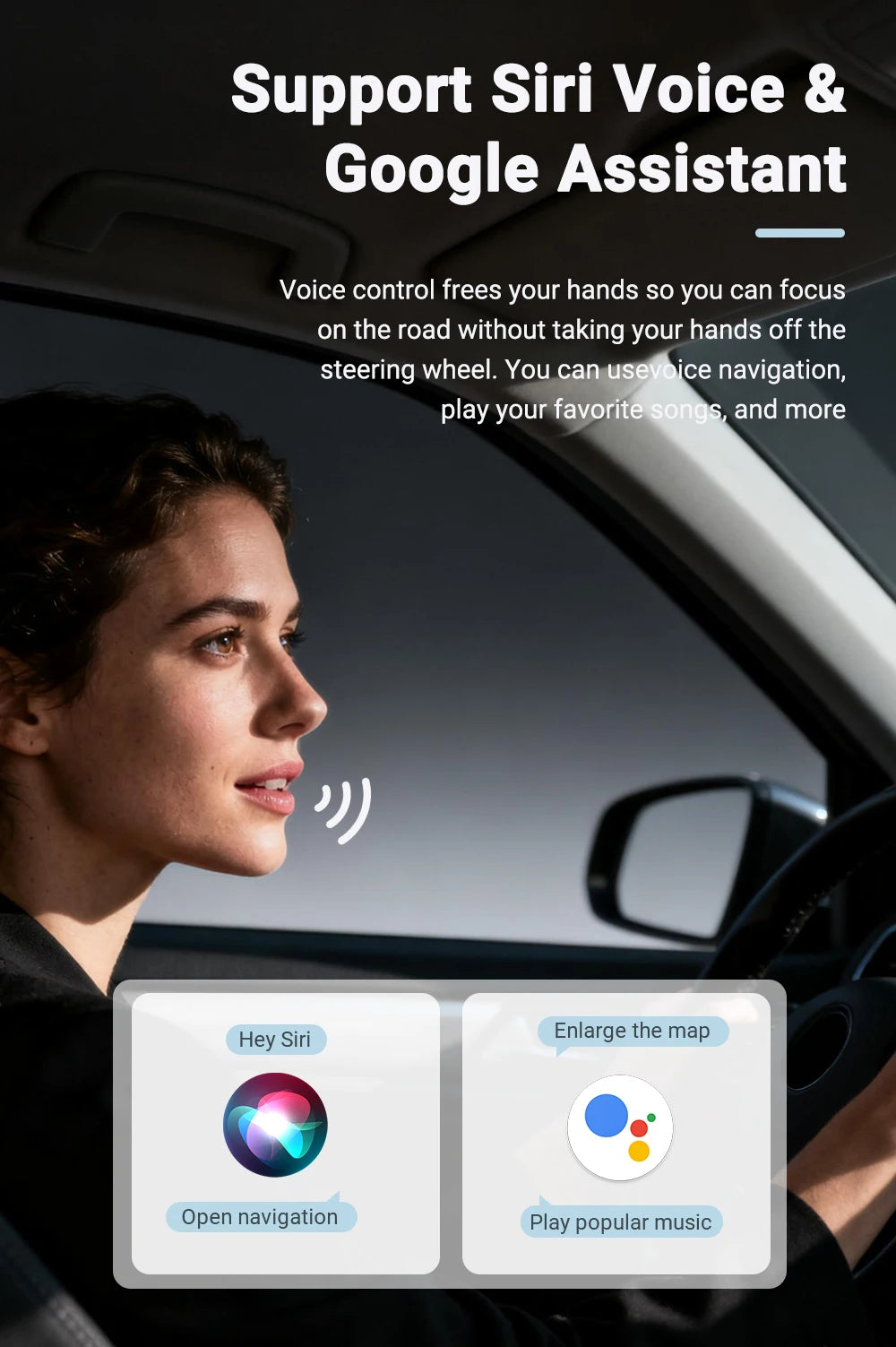 2 in1 Wired to Wireless CarPlay Auto Adapter for Car