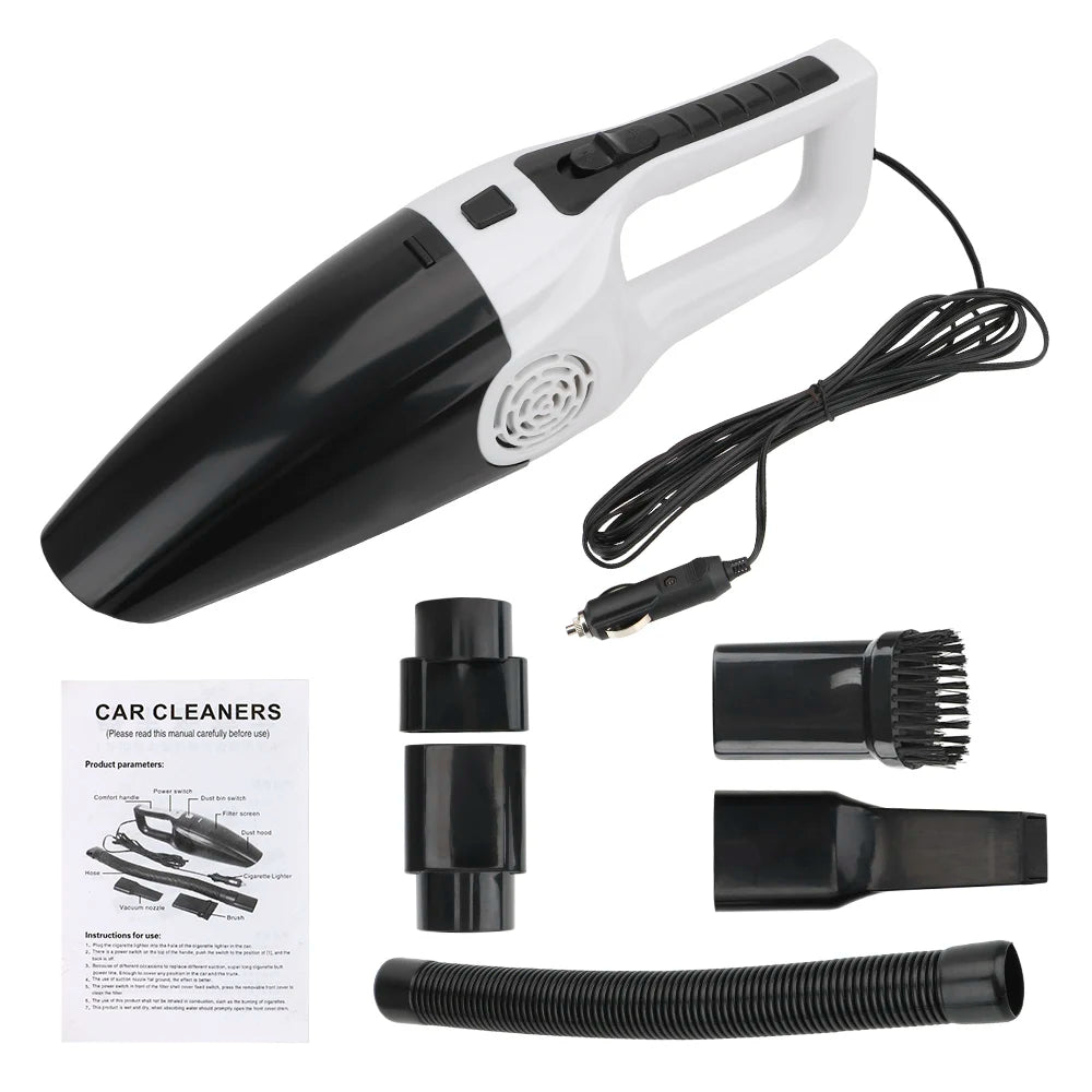 12V 120W Car Vacuum Cleaner Powerful Handheld Mini Vaccum Cleaners Wet And Dry Dual-use Vacuum Cleaner High Suction