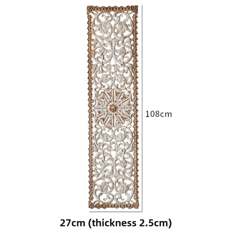 Vintage Antique Hollowed Out Wall Decoration Accents Living Room Bedroom Hangings Wall Decor Luxury Entrance Hall Background