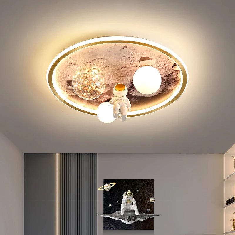 Nordic Home Decoration Salonchildren  Bedroom Decor Smart Led Lamp Lights Room Dimmable Ceiling Light Lamparas Indoor Lighting