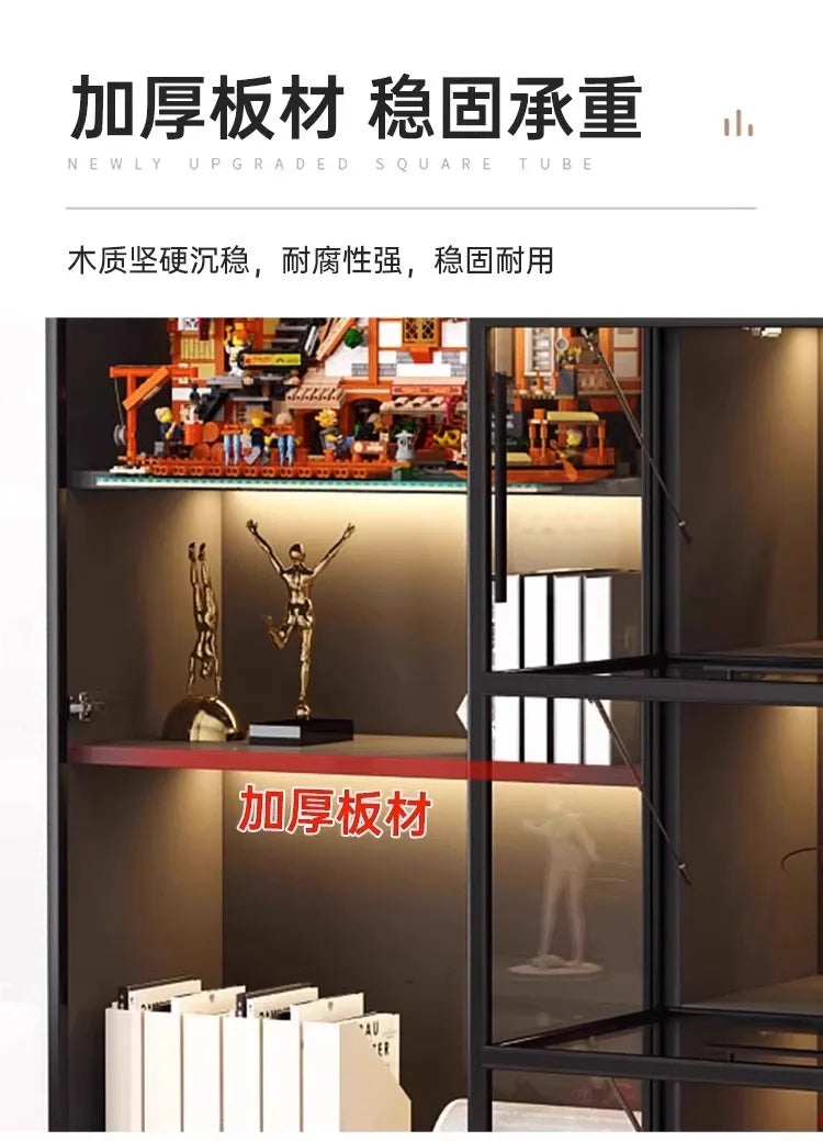 Home Furniture Wooden Custom Bookshelf Partition Decorative Storage Cabinet Wooden Bookshelf Bookcases & Bookshelves Shelf stora