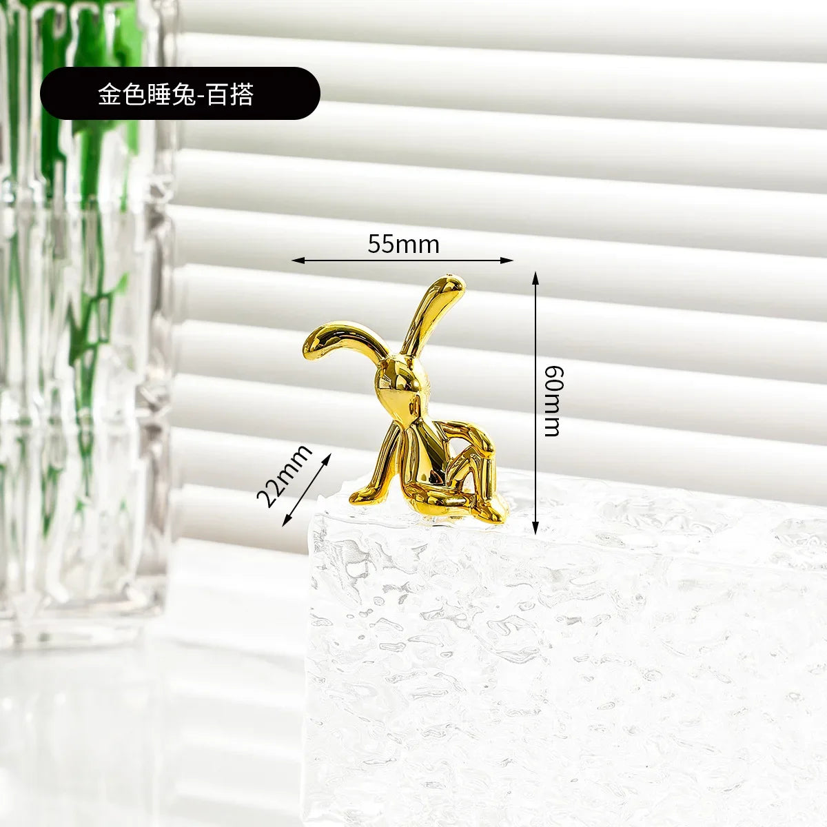 Car Interior Decoration Cartoon Animal Center Console Decor Room Dining Table Desk Figurines Miniatures Ornament Plating Rabbit