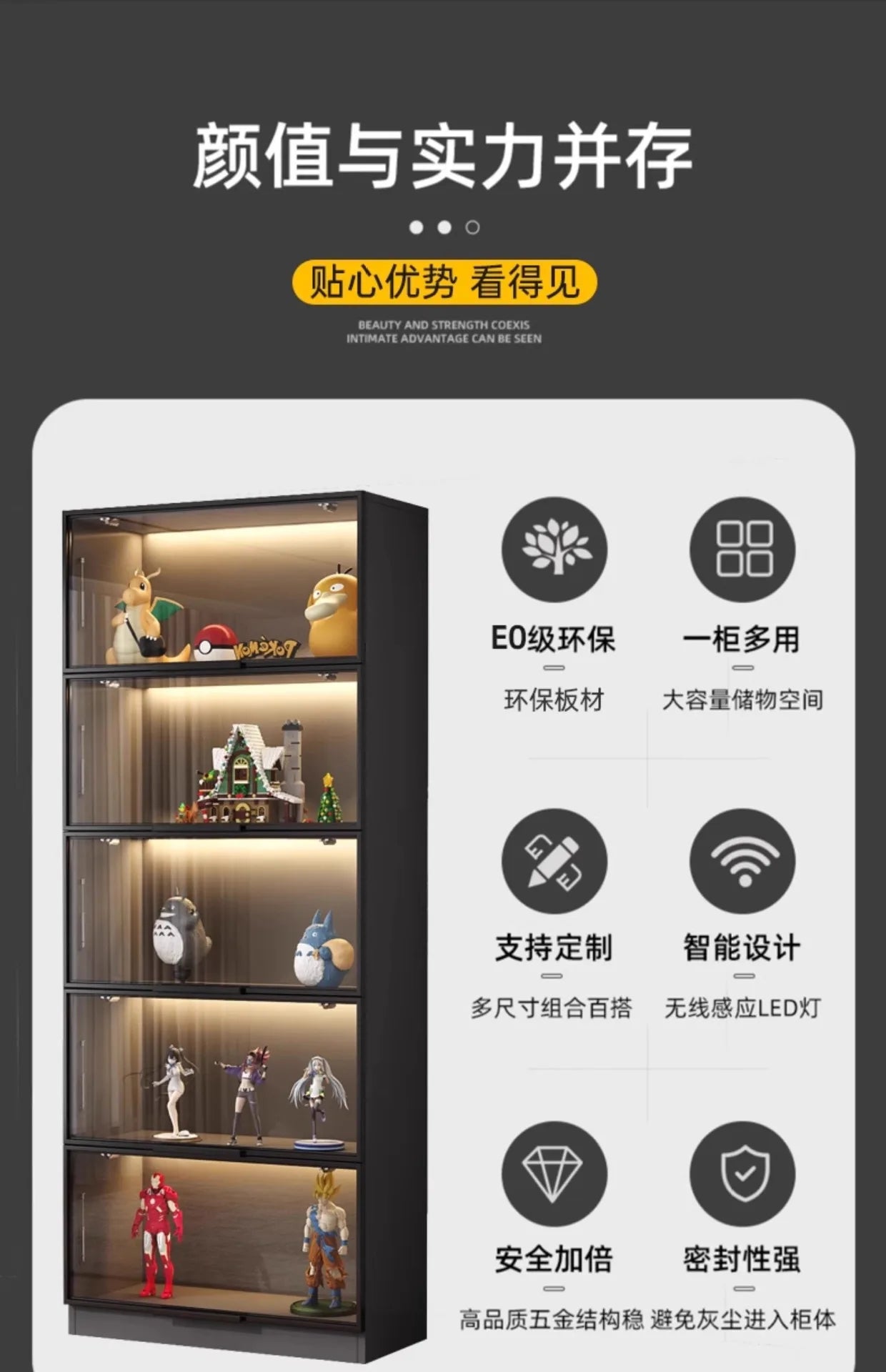 Home Furniture Wooden Custom Bookshelf Partition Decorative Storage Cabinet Wooden Bookshelf Bookcases & Bookshelves Shelf stora