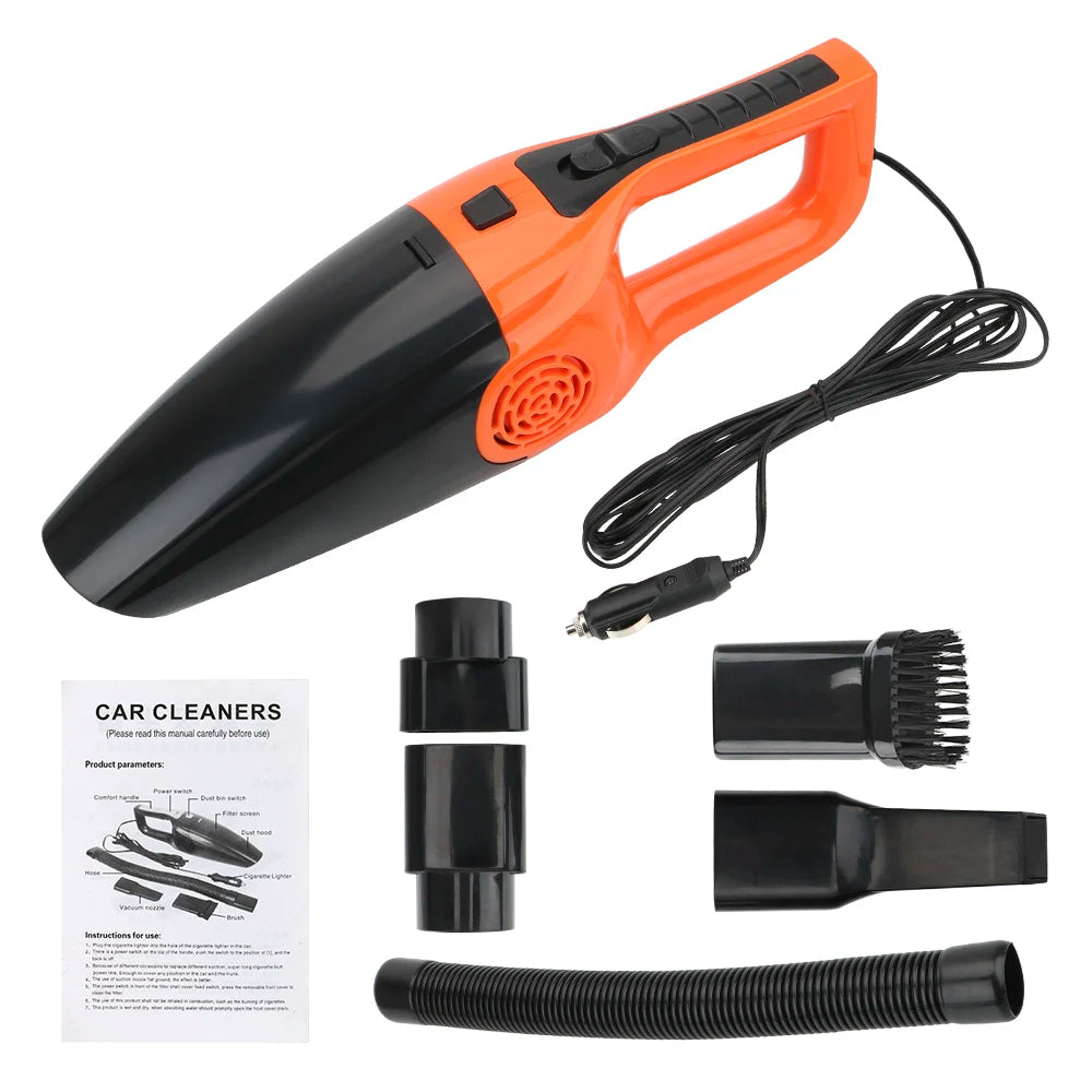 12V 120W Car Vacuum Cleaner Powerful Handheld Mini Vaccum Cleaners Wet And Dry Dual-use Vacuum Cleaner High Suction